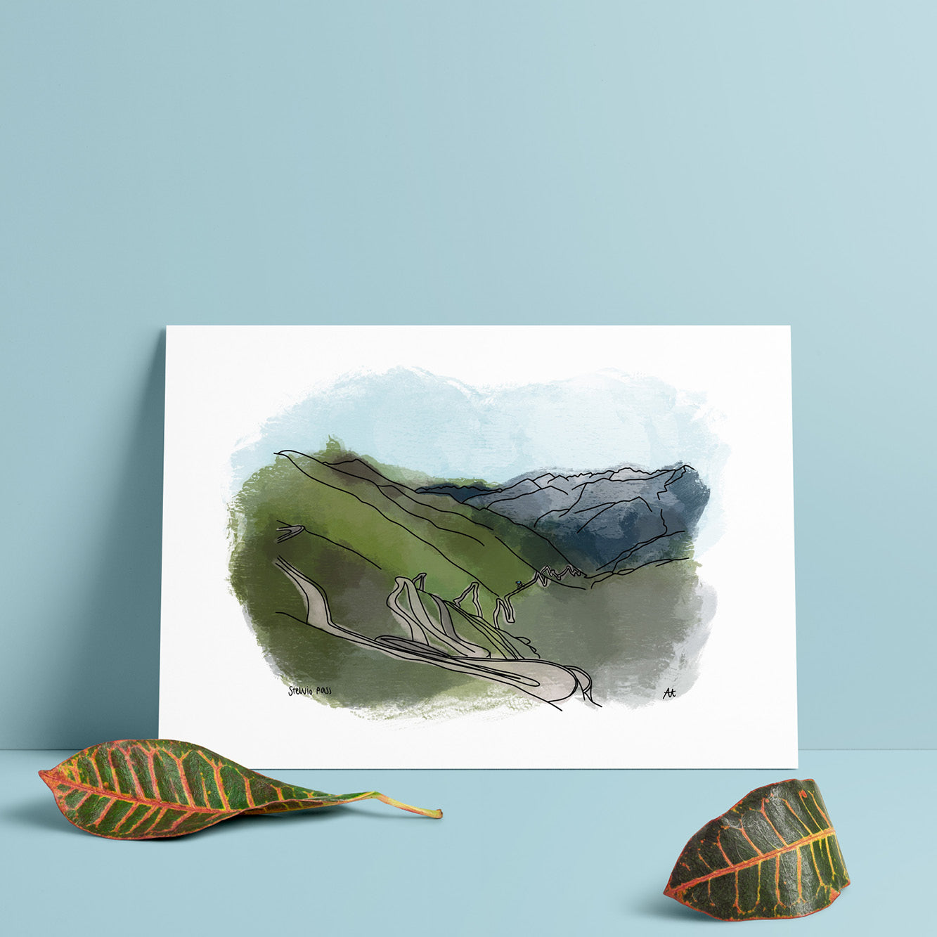 See.Sense 'Famous Climbs' Cycling Prints