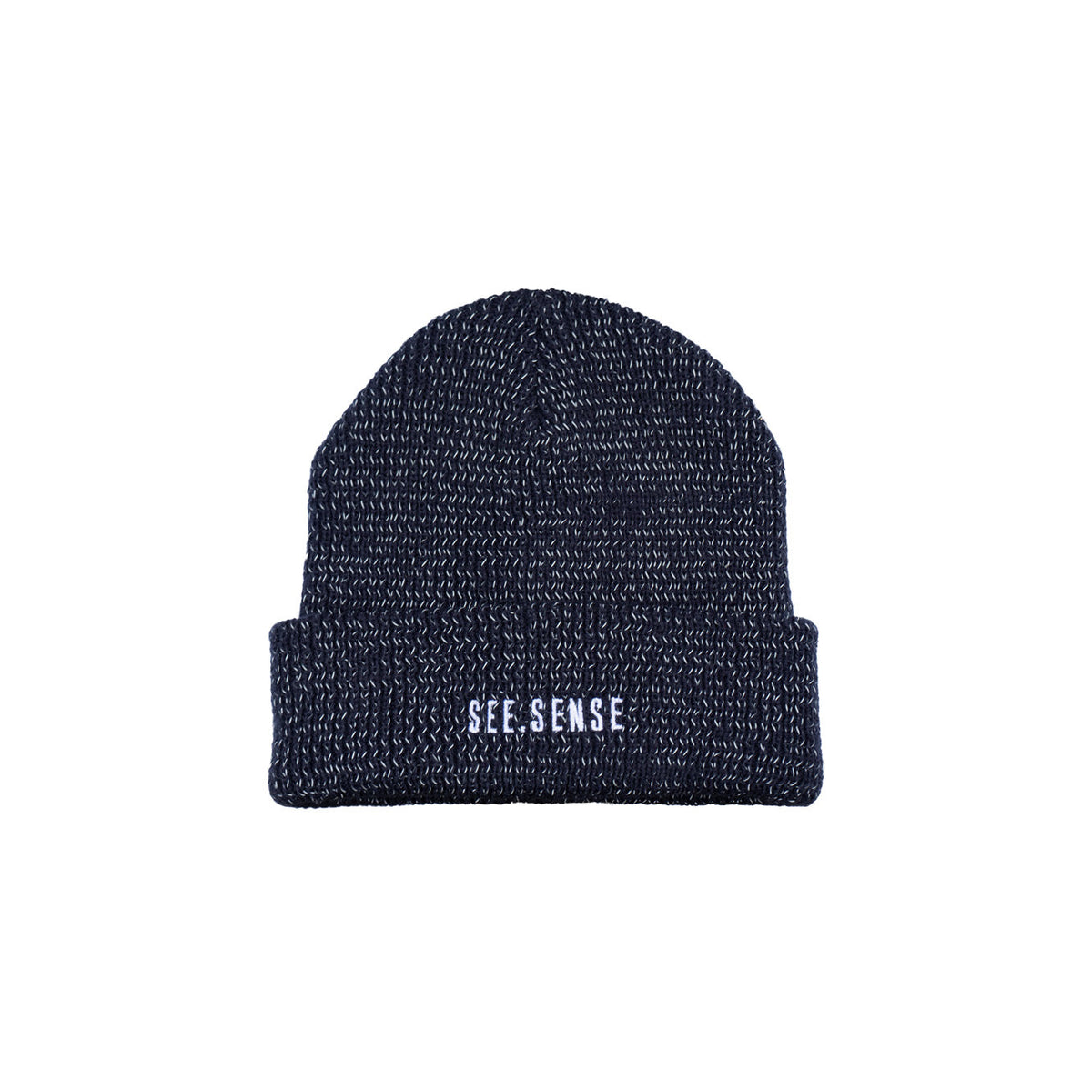 See.Sense Reflective Beanie in navy