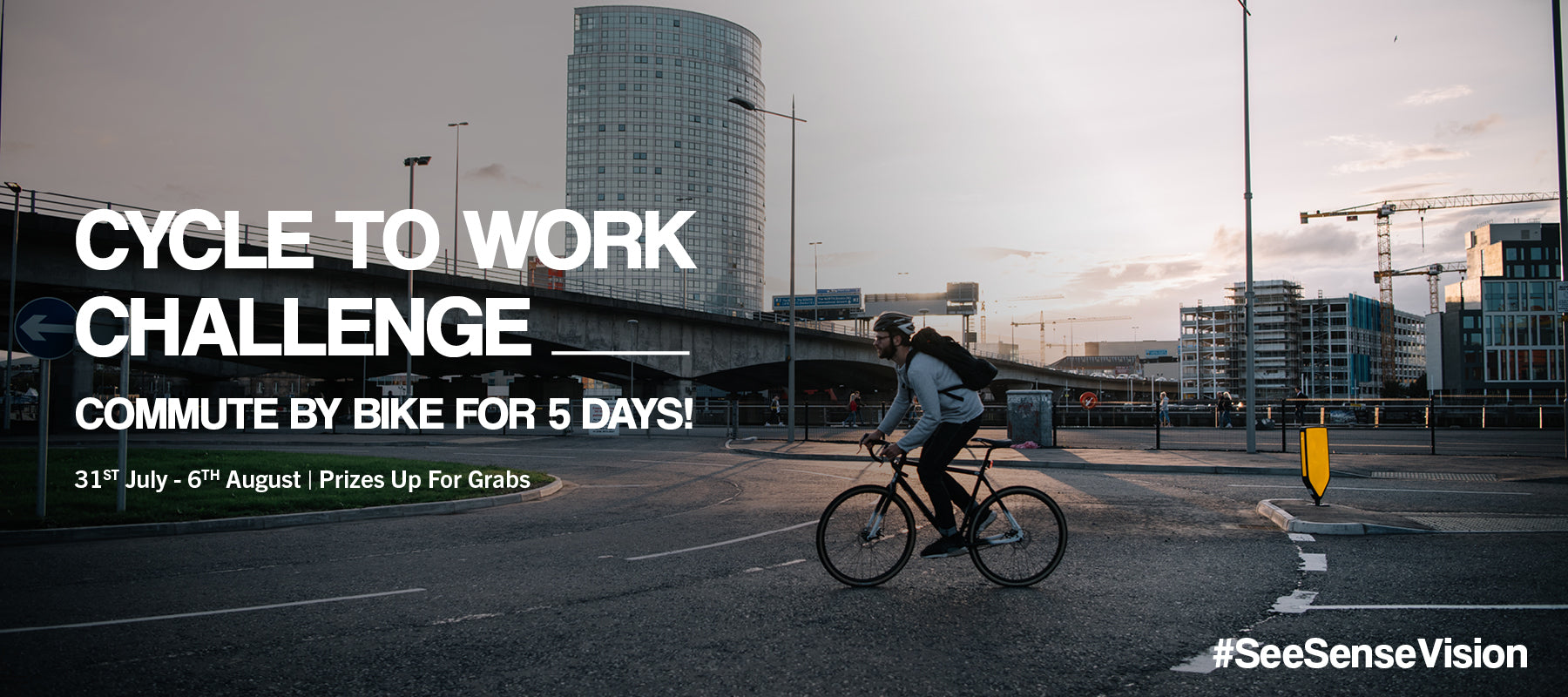 See.Sense Cycle To Work Day 2023 Challenge Banner - Commute By Bike For 5 Days