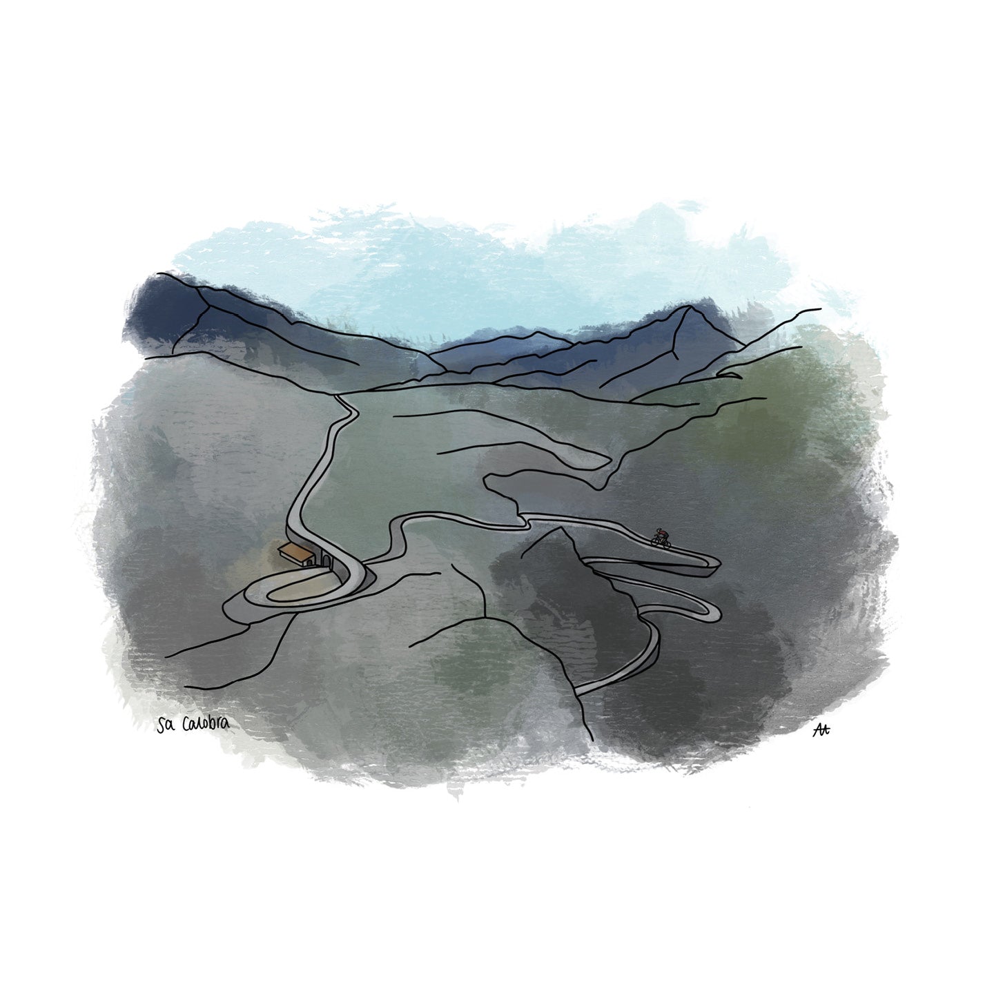 See.Sense 'Famous Climbs' Cycling Prints